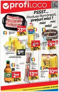 Ziar promoțional Profi, valabil de la 2025-07-23 până la 2025-08-05.