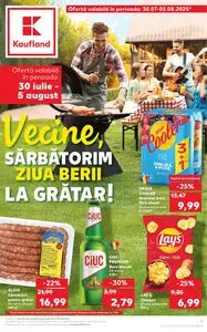 Ziar promoțional Kaufland, valabil de la 2025-07-30 până la 2025-08-05.