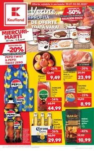 Ziar promoțional Kaufland, valabil de la 2025-07-30 până la 2025-08-05.