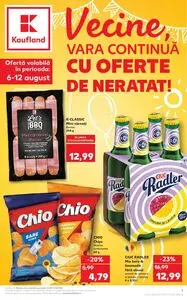 Ziar promoțional Kaufland, valabil de la 2025-08-06 până la 2025-08-12.