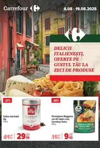 Ziar promoțional Carrefour, valabil de la 2025-08-06 până la 2025-08-19.