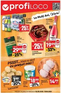 Ziar promoțional Profi, valabil de la 2025-08-06 până la 2025-08-19.