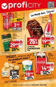 Ziar promoțional Profi, valabil de la 2025-08-06 până la 2025-08-19.