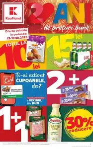 Ziar promoțional Kaufland, valabil de la 2025-08-13 până la 2025-08-19.