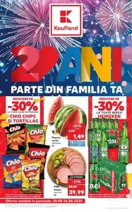 Ziar promoțional Kaufland, valabil de la 2025-08-20 până la 2025-08-26.