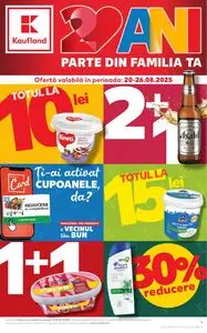 Ziar promoțional Kaufland, valabil de la 2025-08-20 până la 2025-08-26.