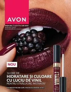 Ziar promoțional Avon, valabil de la 2025-08-01 până la 2025-08-31.