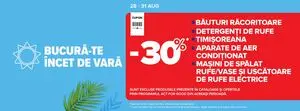 Ziar promoțional Carrefour, valabil de la 2025-08-28 până la 2025-08-31.
