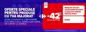 Ziar promoțional Carrefour, valabil de la 2025-08-27 până la 2025-09-02.