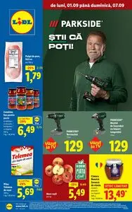 Ziar promoțional Lidl, valabil de la 2025-09-01 până la 2025-09-07.