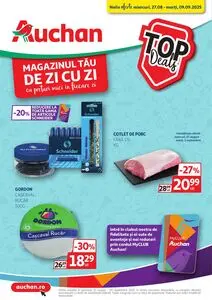 Ziar promoțional Auchan, valabil de la 2025-08-27 până la 2025-09-09.