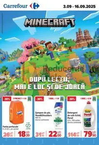 Ziar promoțional Carrefour, valabil de la 2025-09-03 până la 2025-09-16.