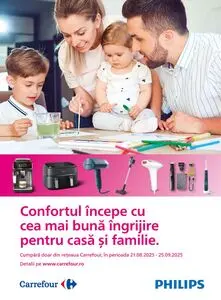 Ziar promoțional Carrefour, valabil de la 2025-08-21 până la 2025-09-25.