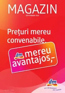 Ziar promoțional dm, valabil de la 2025-09-04 până la 2025-09-30.