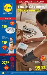 Ziar promoțional Lidl, valabil de la 2025-10-06 până la 2025-10-12.