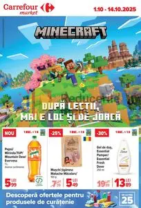 Ziar promoțional Carrefour, valabil de la 2025-10-01 până la 2025-10-14.