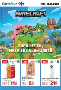 Ziar promoțional Carrefour, valabil de la 2025-10-01 până la 2025-10-14.