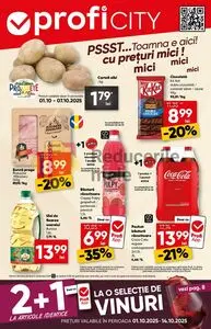 Ziar promoțional Profi, valabil de la 2025-10-01 până la 2025-10-14.