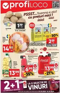 Ziar promoțional Profi, valabil de la 2025-10-01 până la 2025-10-14.