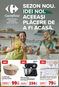 Ziar promoțional Carrefour, valabil de la 2025-09-24 până la 2025-10-28.