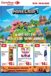 Ziar promoțional Carrefour, valabil de la 2025-10-15 până la 2025-10-28.