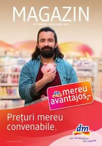 Ziar promoțional dm, valabil de la 2025-10-05 până la 2025-11-04.