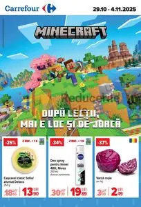 Ziar promoțional Carrefour, valabil de la 2025-10-29 până la 2025-11-04.