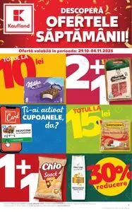 Ziar promoțional Kaufland, valabil de la 2025-10-29 până la 2025-11-04.