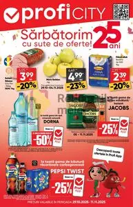 Ziar promoțional Profi, valabil de la 2025-10-29 până la 2025-11-11.