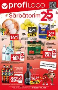 Ziar promoțional Profi, valabil de la 2025-10-29 până la 2025-11-11.