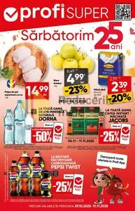 Ziar promoțional Profi, valabil de la 2025-10-29 până la 2025-11-11.