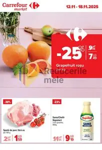 Ziar promoțional Carrefour, valabil de la 2025-11-12 până la 2025-11-18.