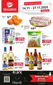 Ziar promoțional Selgros, valabil de la 2025-11-14 până la 2025-11-27.