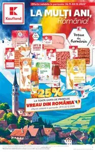 Ziar promoțional Kaufland, valabil de la 2025-11-26 până la 2025-12-02.