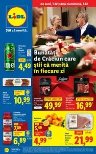 Ziar promoțional Lidl, valabil de la 2025-12-01 până la 2025-12-07.
