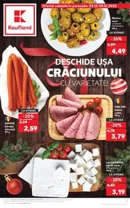 Ziar promoțional Kaufland, valabil de la 2025-11-03 până la 2025-12-09.