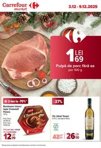 Ziar promoțional Carrefour, valabil de la 2025-12-03 până la 2025-12-09.