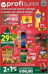 Ziar promoțional Profi, valabil de la 2025-12-10 până la 2025-12-24.