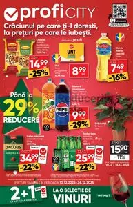 Ziar promoțional Profi, valabil de la 2025-12-10 până la 2025-12-24.