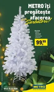 Ziar promoțional Metro, valabil de la 2025-11-18 până la 2025-12-31.