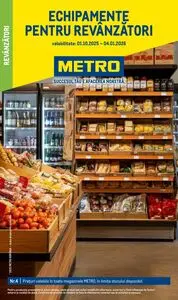 Ziar promoțional Metro, valabil de la 2025-10-01 până la 2026-01-04.