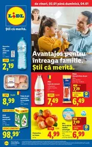 Ziar promoțional Lidl, valabil de la 2026-01-02 până la 2026-01-04.