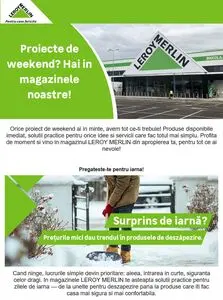Ziar promoțional Leroy Merlin, valabil de la 2026-01-09 până la 2026-01-15.