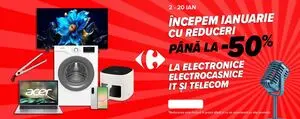 Ziar promoțional Carrefour, valabil de la 2026-01-02 până la 2026-01-20.