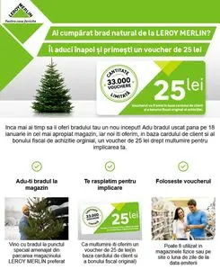 Ziar promoțional Leroy Merlin, valabil de la 2026-01-15 până la 2026-01-21.
