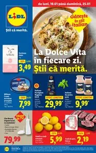 Ziar promoțional Lidl, valabil de la 2026-01-19 până la 2026-01-25.