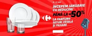 Ziar promoțional Carrefour, valabil de la 2026-01-08 până la 2026-01-31.