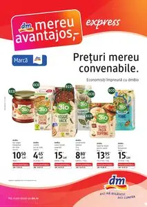 Ziar promoțional dm, valabil de la 2026-01-22 până la 2026-02-17.