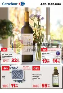 Ziar promoțional Carrefour, valabil de la 2026-02-04 până la 2026-02-17.