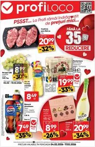 Ziar promoțional Profi, valabil de la 2026-02-04 până la 2026-02-17.